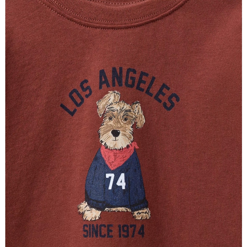 ZARA PRINTED T-SHIRT WITH DOG AND NUMBER - Picture 2 of 11